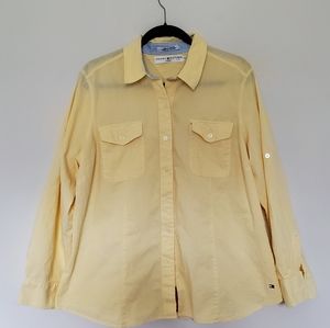 Tommy Hilfiger Yellow Blouse Size 18